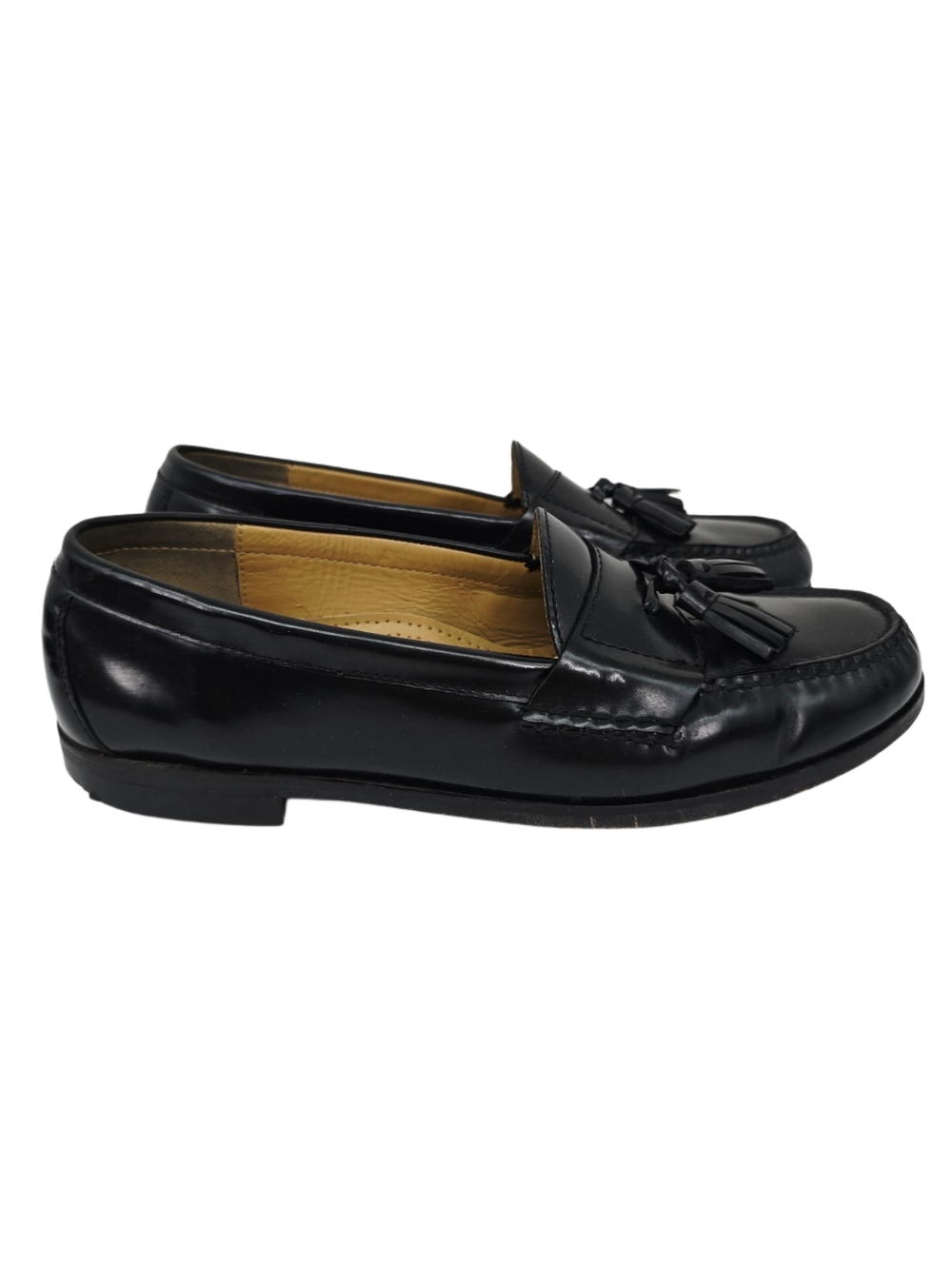 Cole Haan Men's Tassel Leather Loafers Black 11